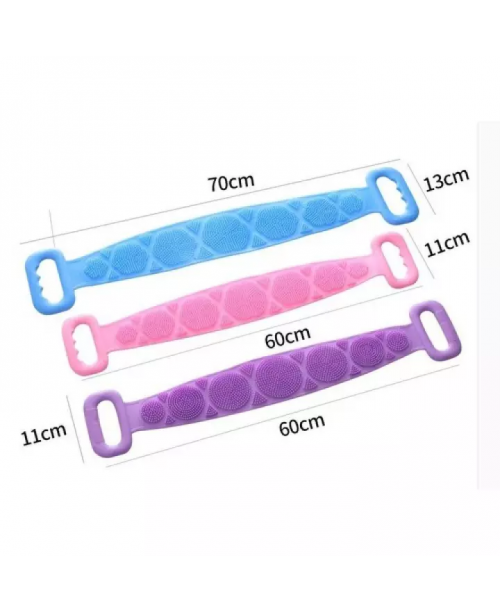 Dây chà lưng khi tắm 2 mặt gai bằng silicone